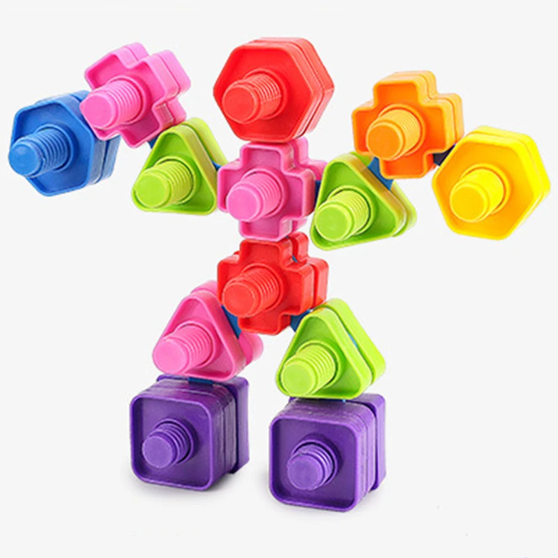 Bloques tornillo educativos juego construcción para niños - imagen 4