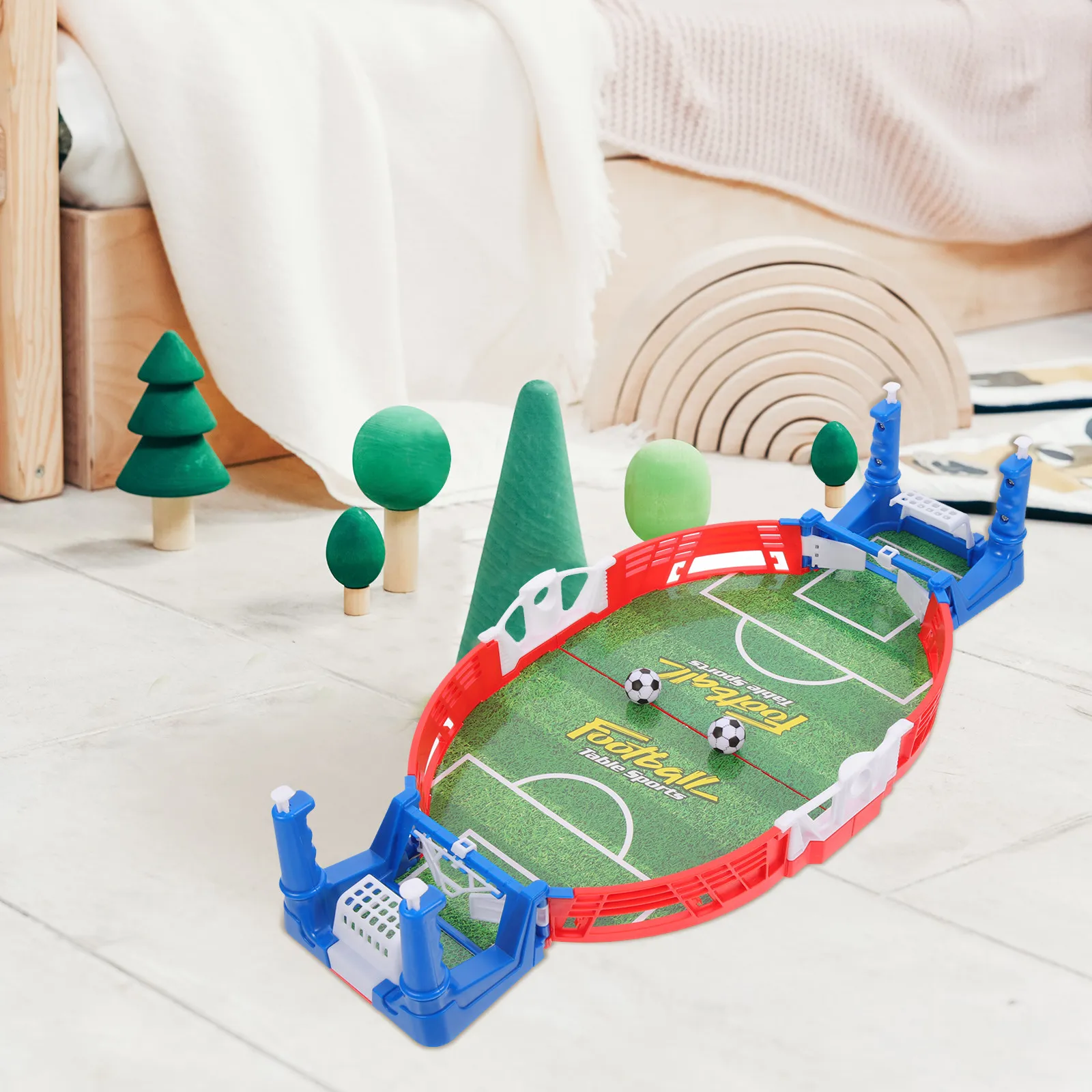 Futbolín portátil mini de mesa para niños y adultos - imagen 3