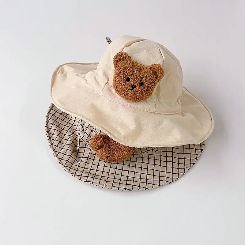 Gorra protectora solar con turbante para bebé