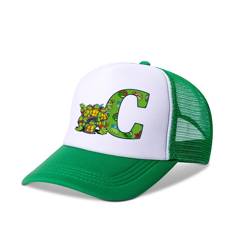 Gorra Tortugas Ninja transpirable para niños y niñas, dibujos