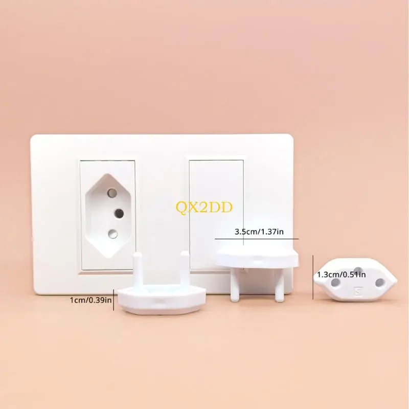 QX2D protectores de enchufe de seguridad para niños redondos - imagen 5