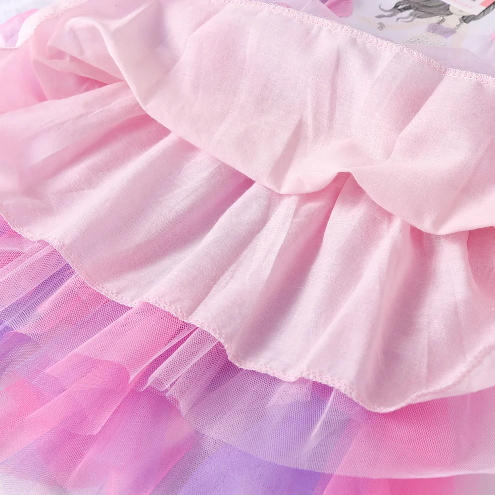 DXTON Vestido de sirena lentejuelas niña fiesta invierno elegante - imagen 3