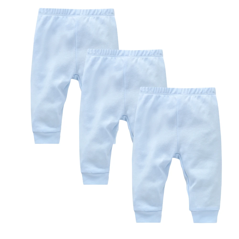 Pantalones para bebé 100% algodón negro - Diseño sólido - imagen 3