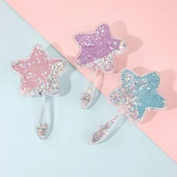 Cepillo de pelo portátil bebé niña con diseño estrella cinco puntas
