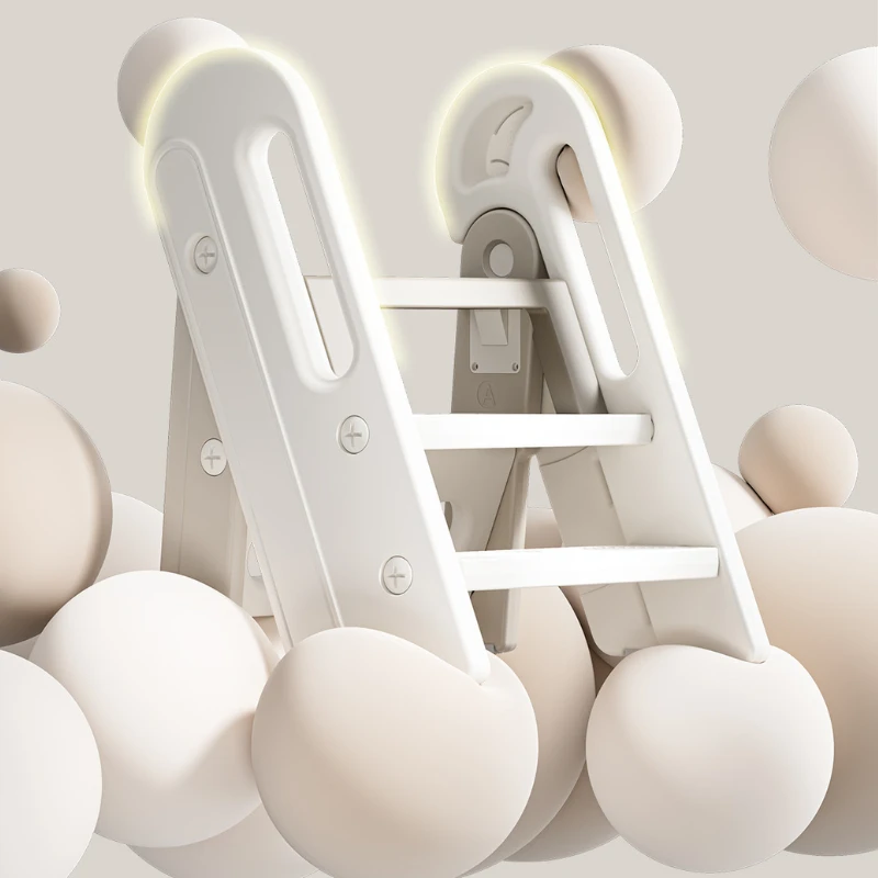 Taburete elevador de baño antideslizante plegable con barandilla - imagen 3
