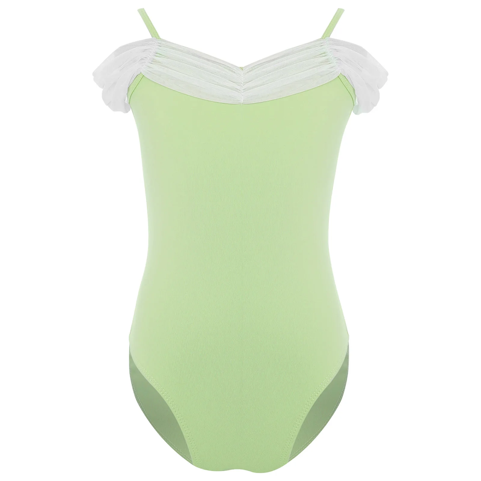 Leotardo ballet malla con espalda mariposa para niñas - imagen 2