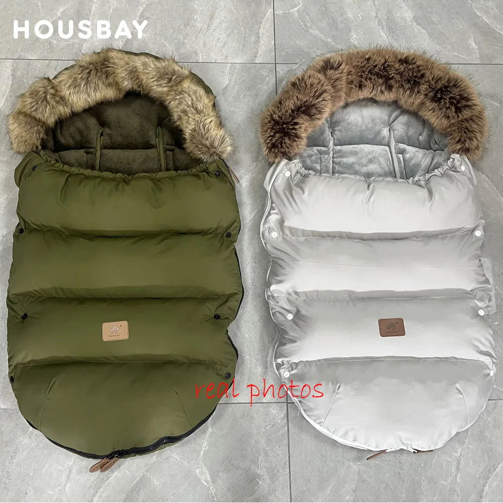 Saco polar para cochecito resistente al viento, transpirable y cálido - imagen 4
