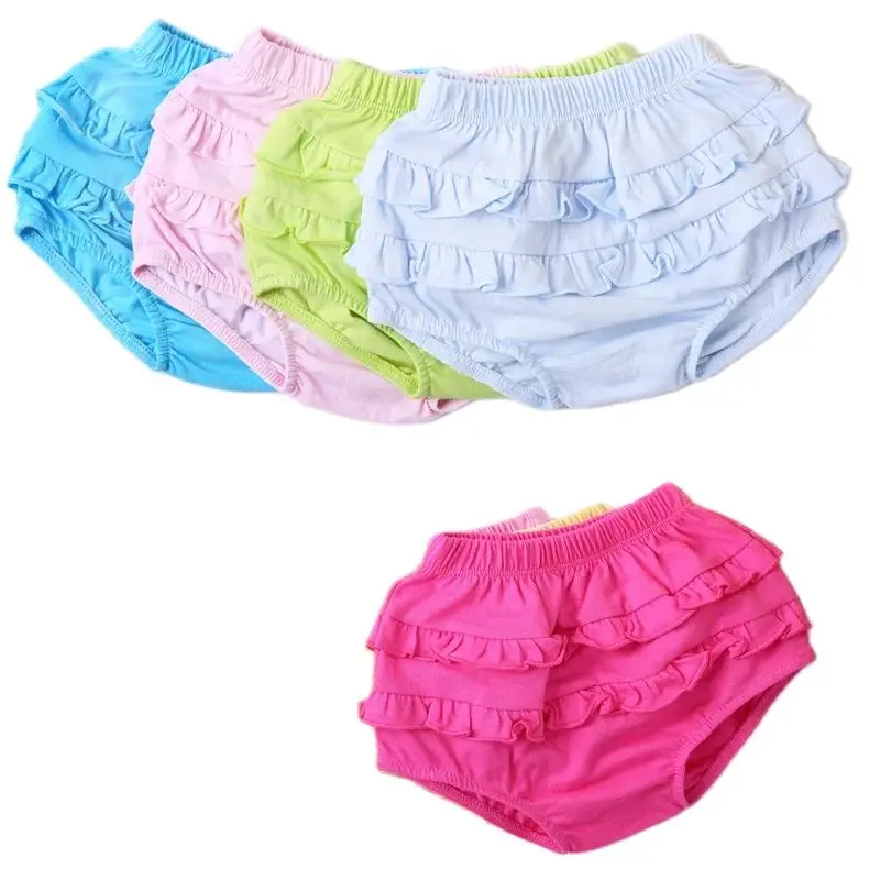 Pantalones cortos bebé encaje suave, bóxer a rayas de verano - imagen 4