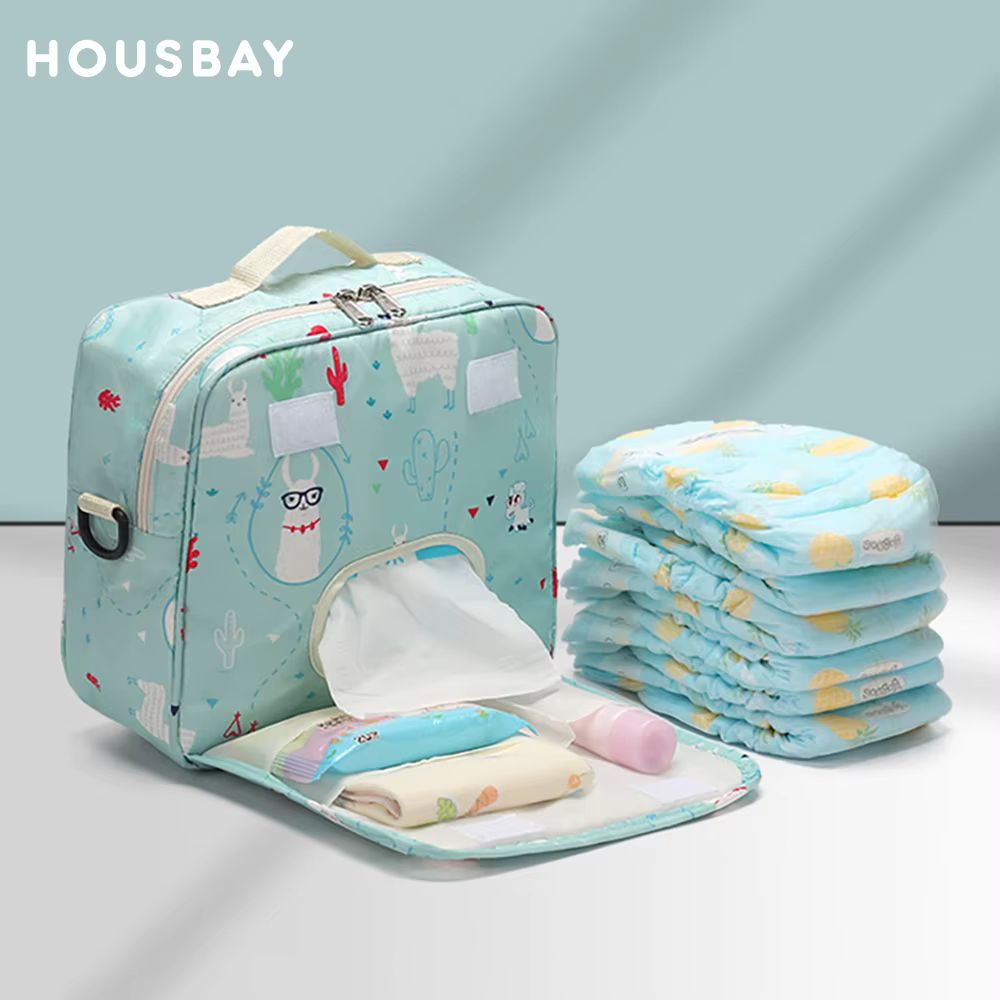 Neceser portapañales reversible húmedo-seco, elegante y práctico