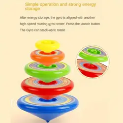Trompo giratorio plegable apilable manual de lanzamiento infantil