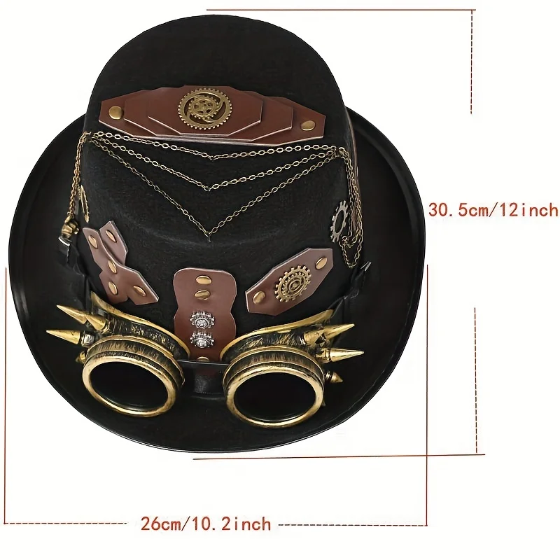 Sombrero steampunk con gafas de sol infantiles - imagen 4