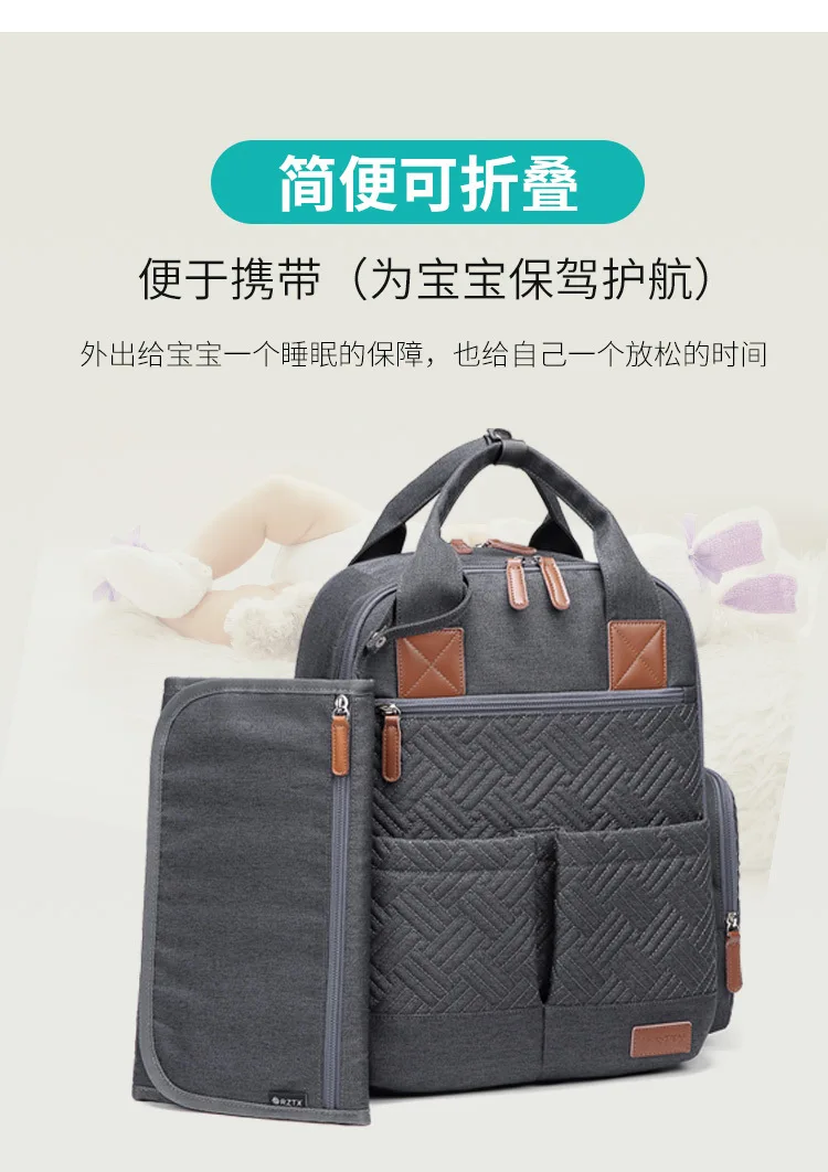 Mochila bordada y elegante para llevar a diario