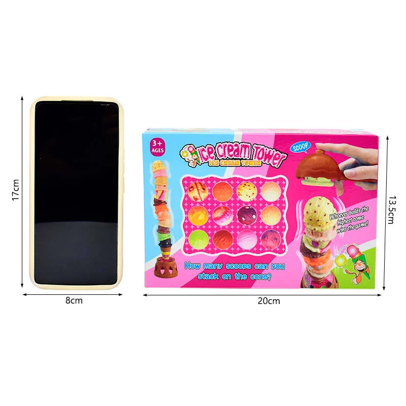 Juego de apilamiento de helados para niños – juguete educativo - imagen 5