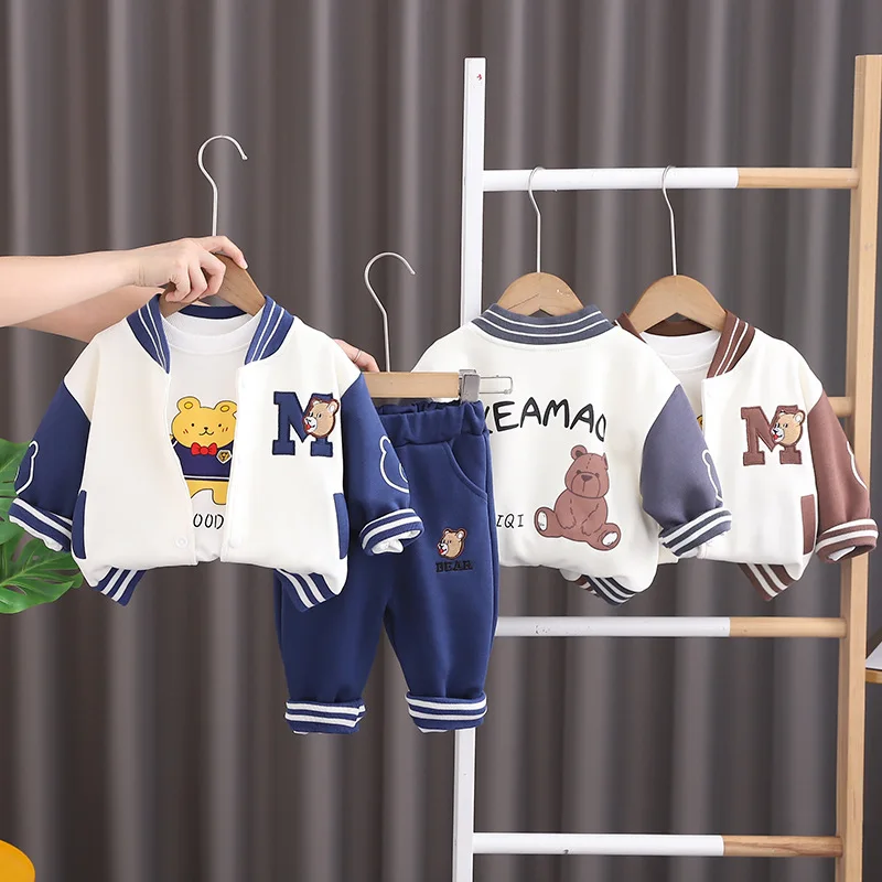 Chándal bebé primavera y otoño con estampado de dibujos - imagen 5