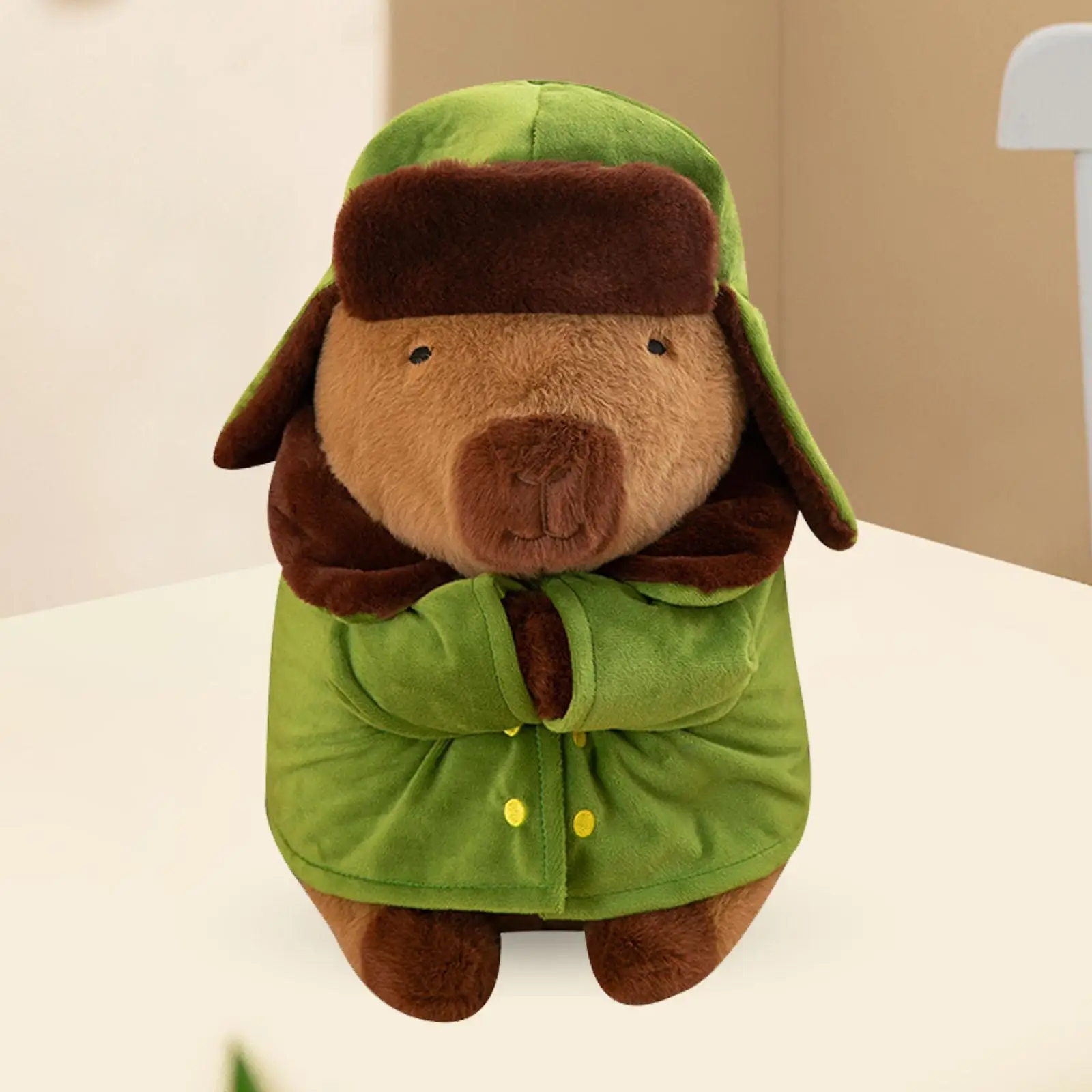 Peluche capibara suave para decorar habitación infantil, coleccionable - imagen 2