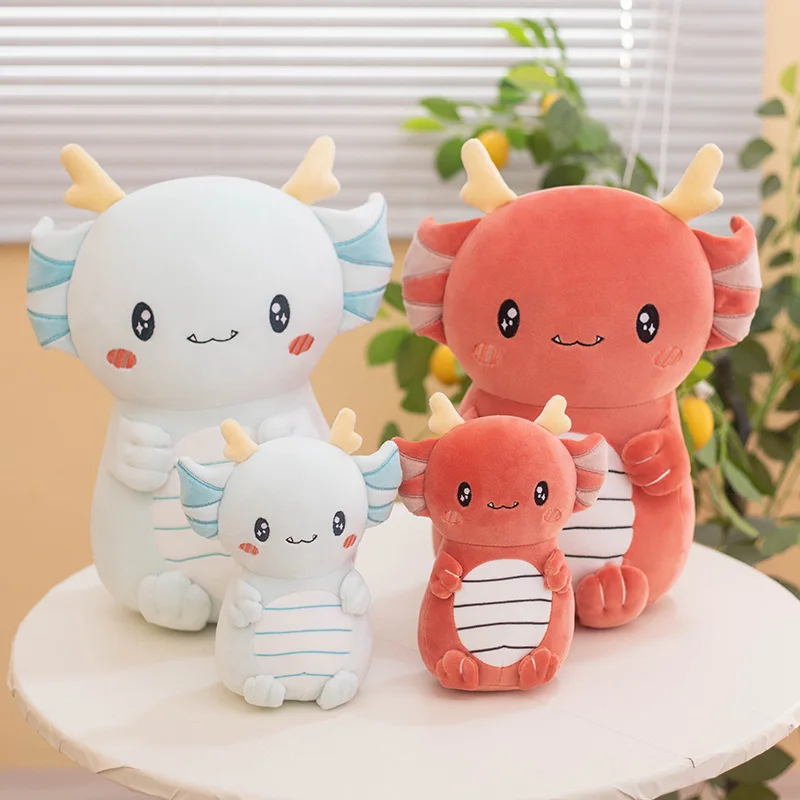 Peluche de dragón infantil de dibujos animados, regalo Navidad - imagen 3