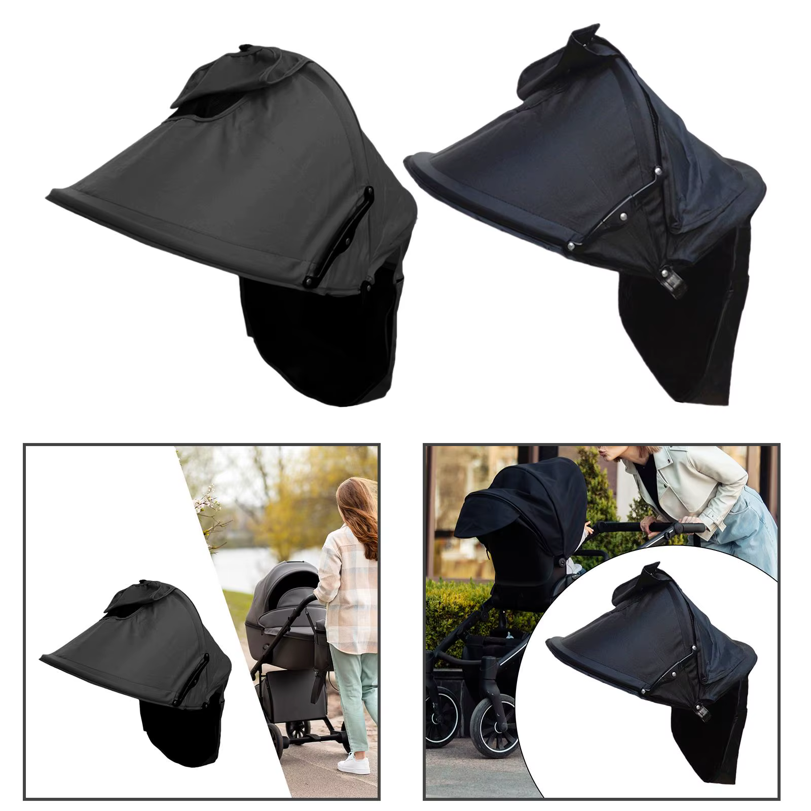 Sombrilla para cochecito a prueba de lluvia, parasol exterior - imagen 3