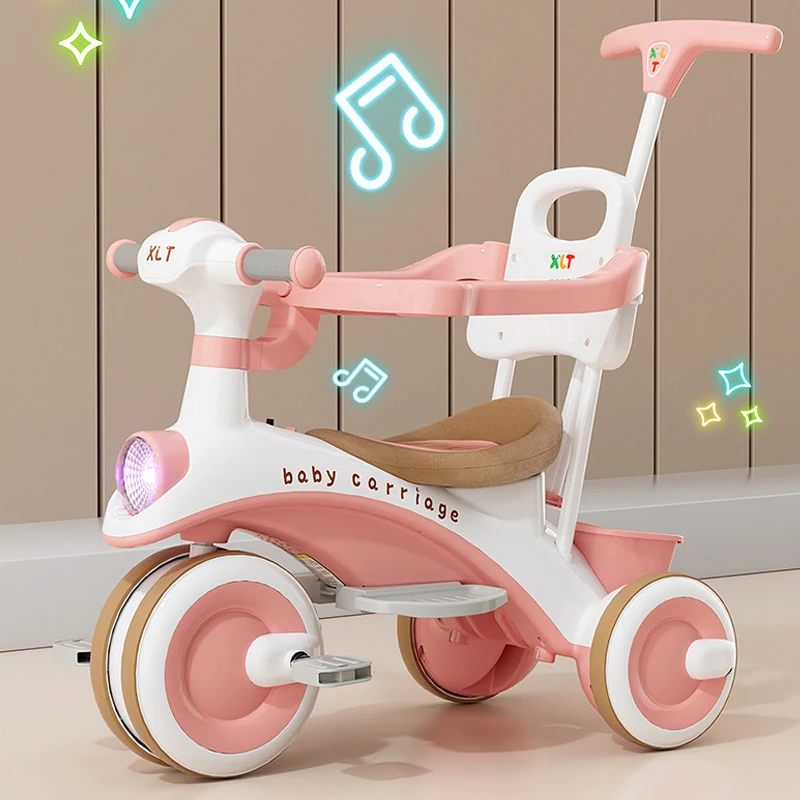 Triciclo evolutivo con manillar ajustable para niños