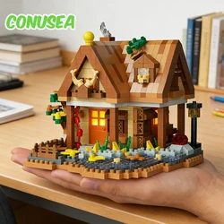 Micro Brick bloques de construcción creativos casa del árbol