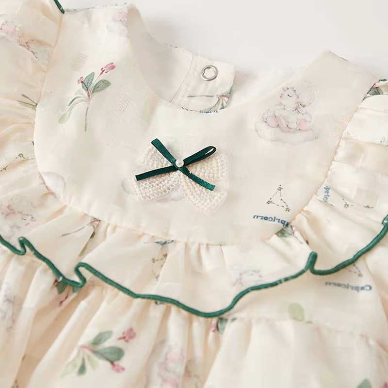 Boutique Mono manga larga estilo chino para bebé niña primavera - imagen 4