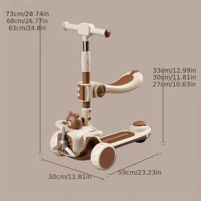 Patinete de empuje con asiento para paseo al aire libre - imagen 5