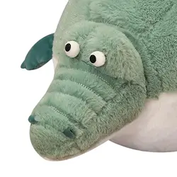 Almohada peluche cocodrilo pez acolchado para dormir en el coche
