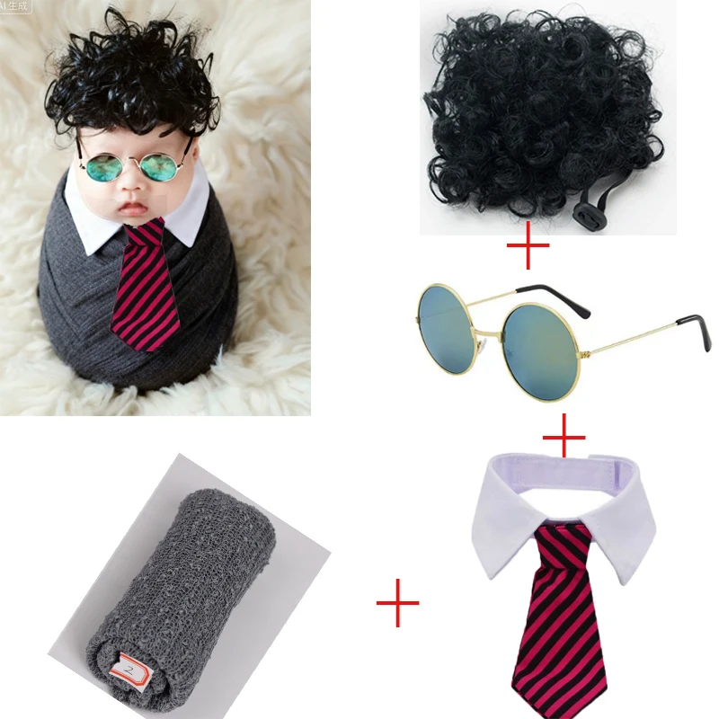 Accesorios fotografía bebé en punto suave para recién nacidos