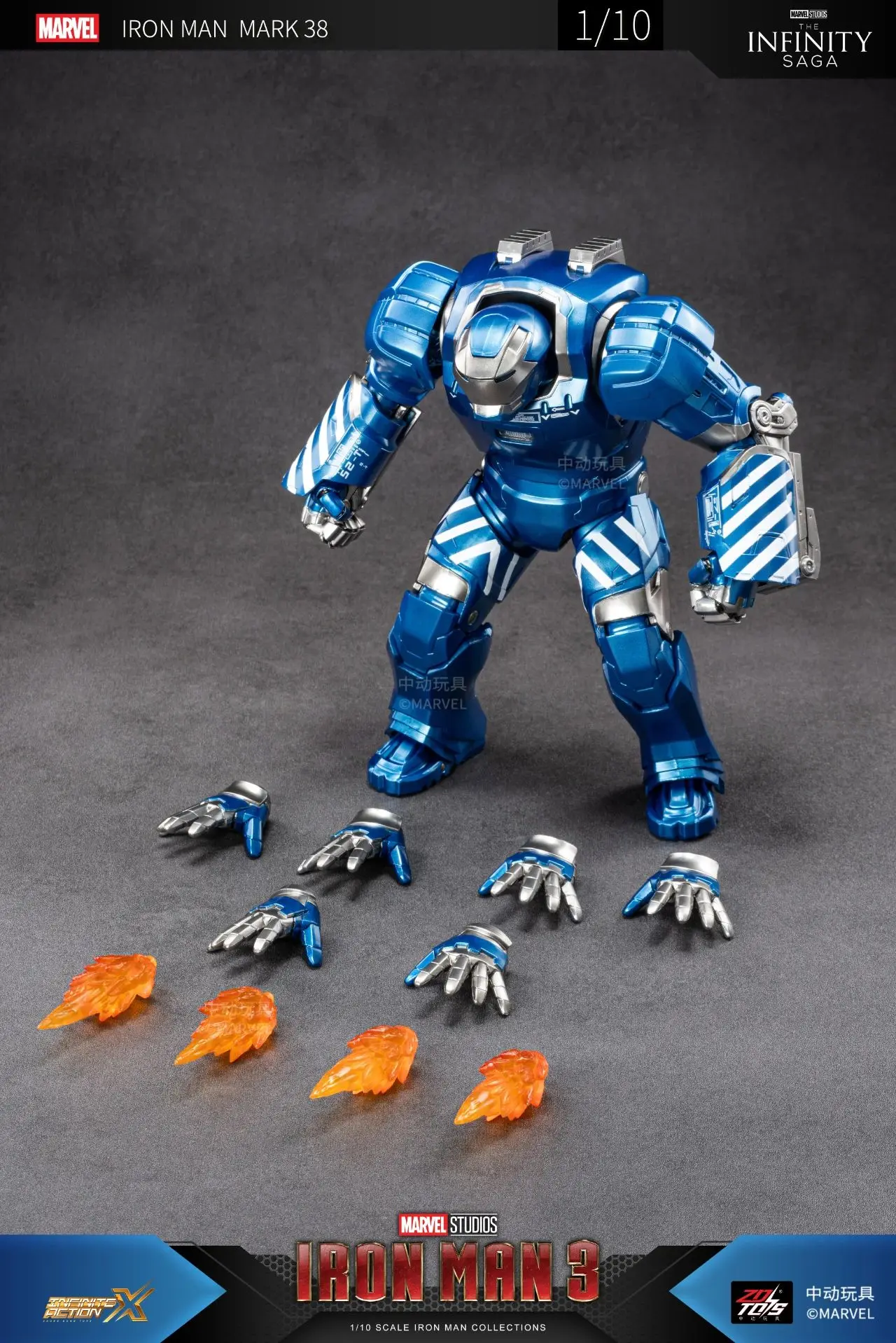 ZD Toys Figura de acción Iron Man Los Vengadores regalo infantil - imagen 4