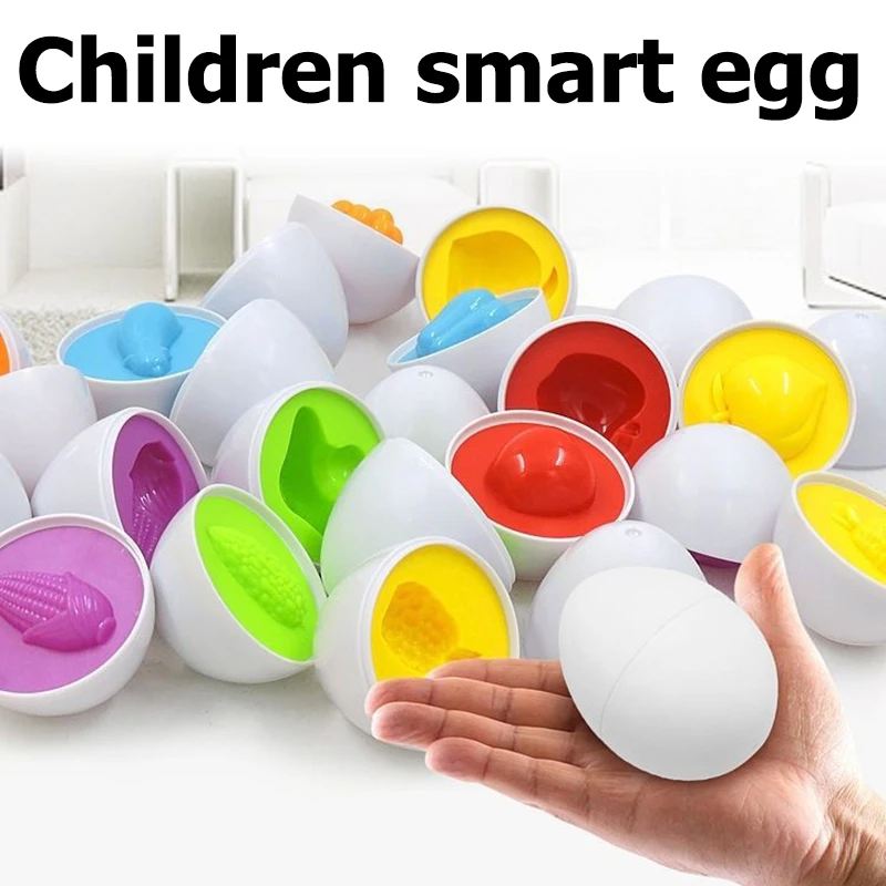 Juego de huevos educativos para aprendizaje temprano
