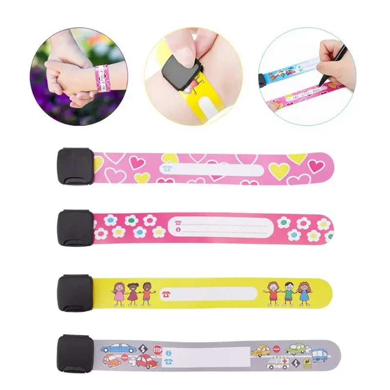 Pulsera de identificación para niños - Seguridad reutilizable para exteriores - imagen 2