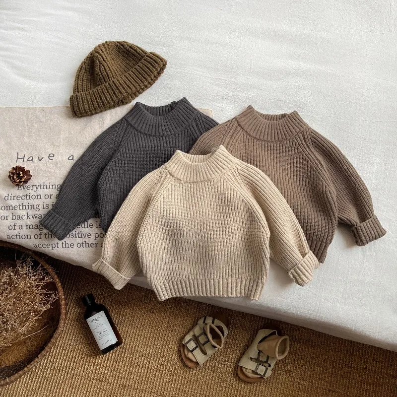Jersey de punto grueso para niños – Estilo retro invernal - imagen 2