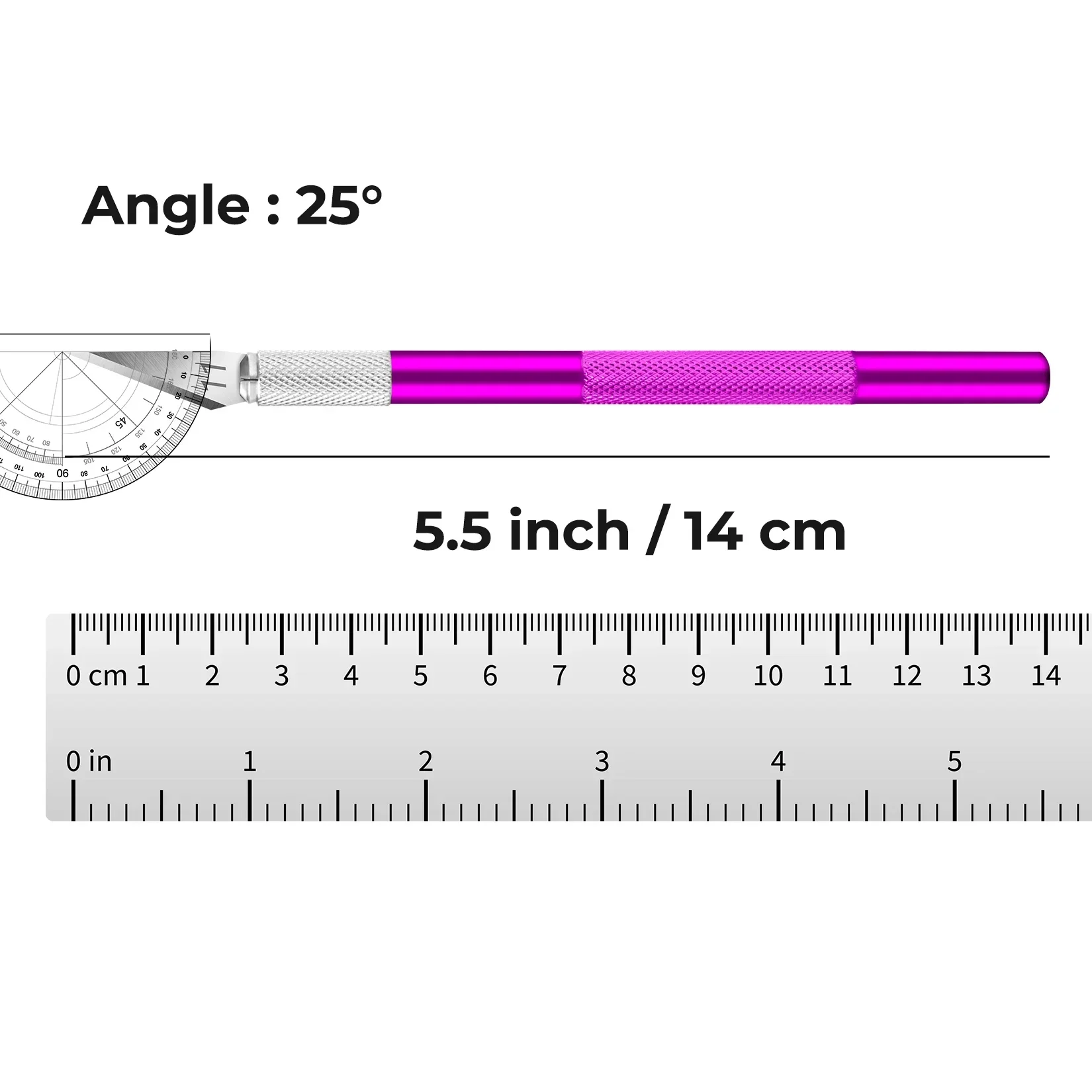Kit de cuchillos de precisión Hobby afilados para tallado y arte - imagen 4