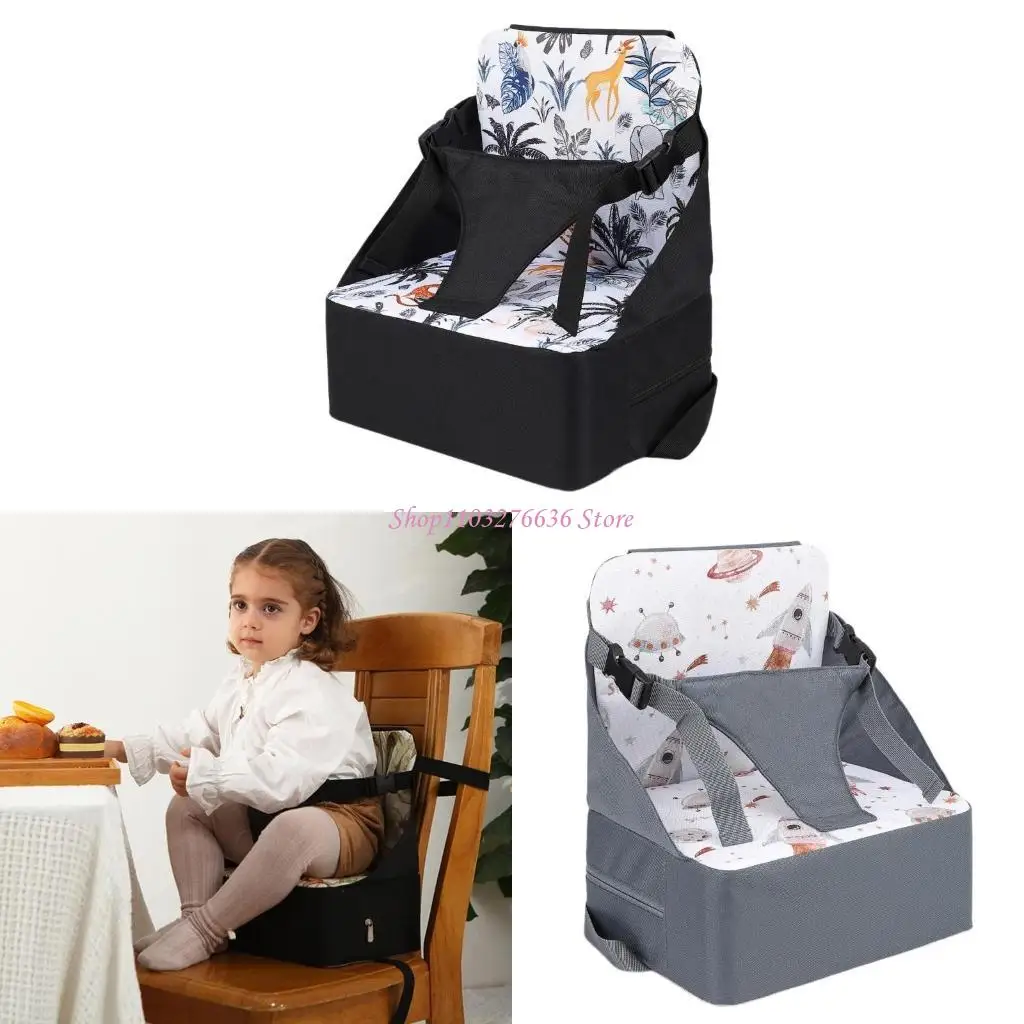 Refuerzo para silla de comedor portátil con arnés de seguridad - imagen 4