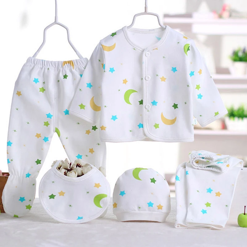 Conjunto bebé algodón con dibujos – Tops y pantalones suaves - imagen 2