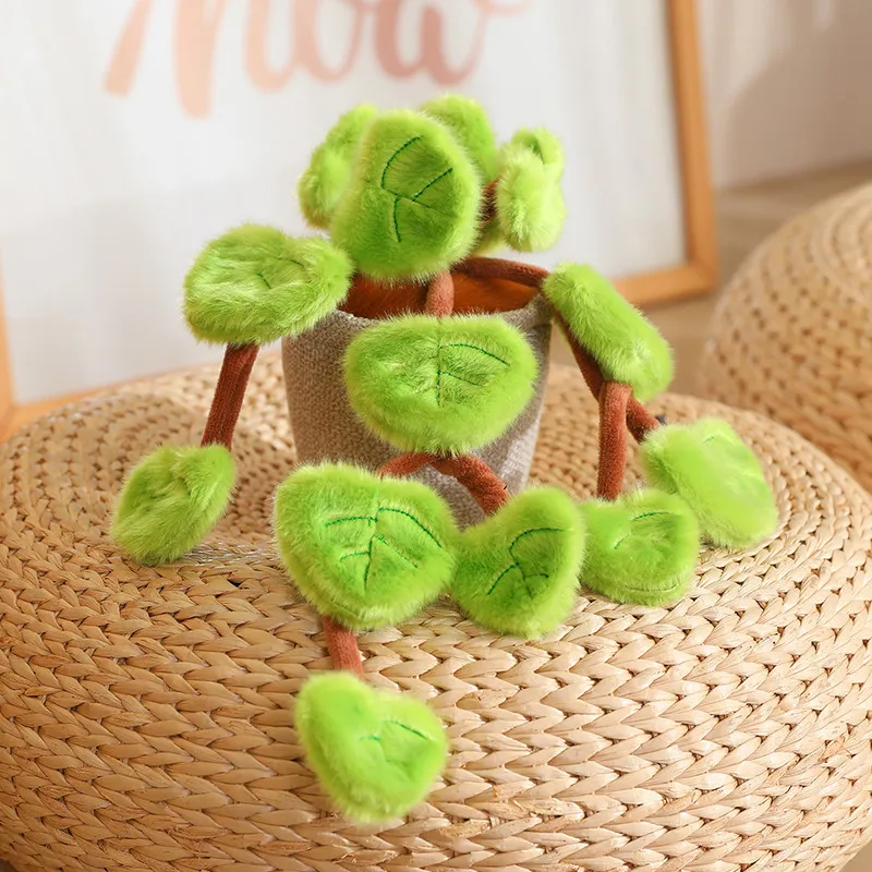 Planta de peluche Pothos en maceta para decoración y regalo - imagen 5