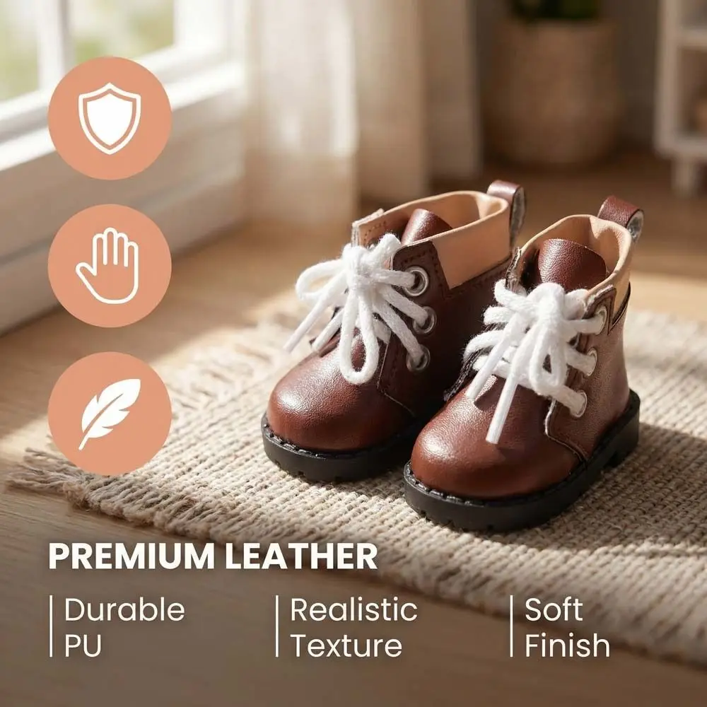 Zapatos para muñecas de piel sintética informales – ligeros - imagen 2