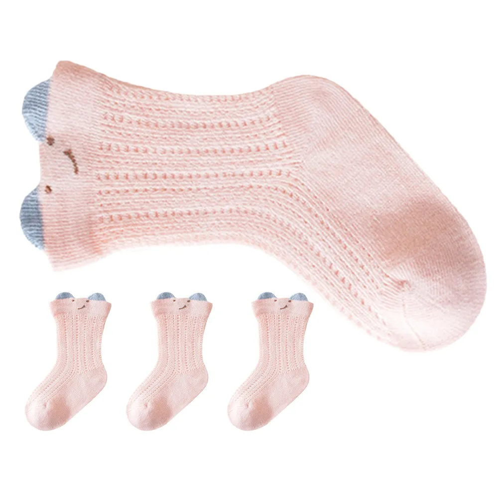 Calcetines de bebé verano malla transpirable orejas 3D - imagen 4