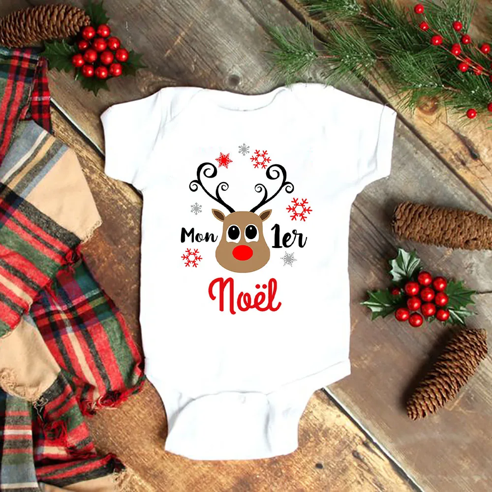 Body de Navidad para recién nacido y bebé manga corta - imagen 4