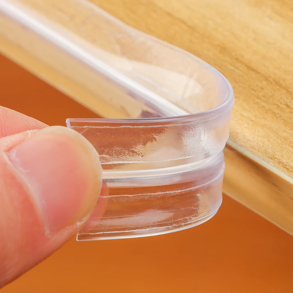 Protector de esquinas transparente para bebés con cinta doble cara - imagen 4