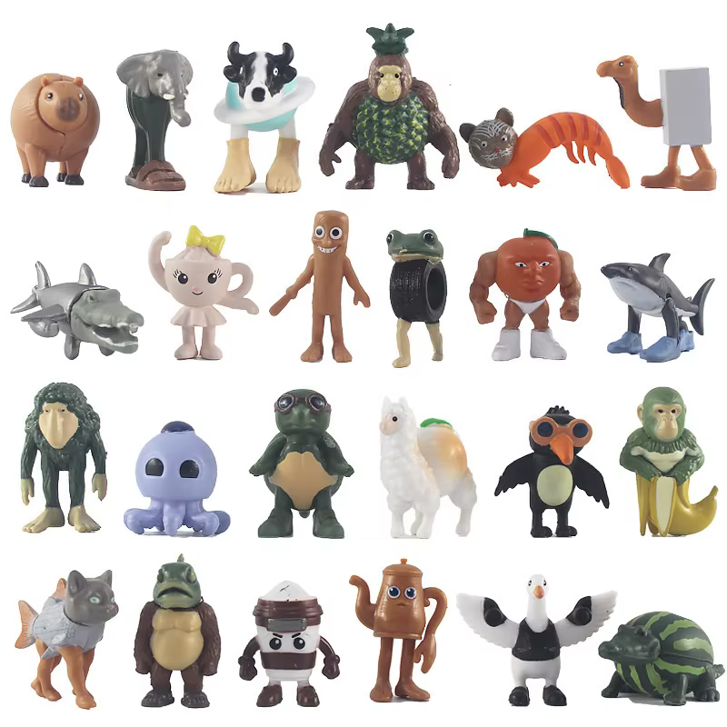 Figuras de accion Brainrot Tun, PVC italiano - imagen 5