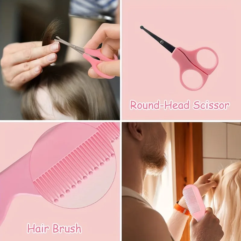 Kit de cuidado del bebé – peine, cortaúñas y aspirador nasal - imagen 2