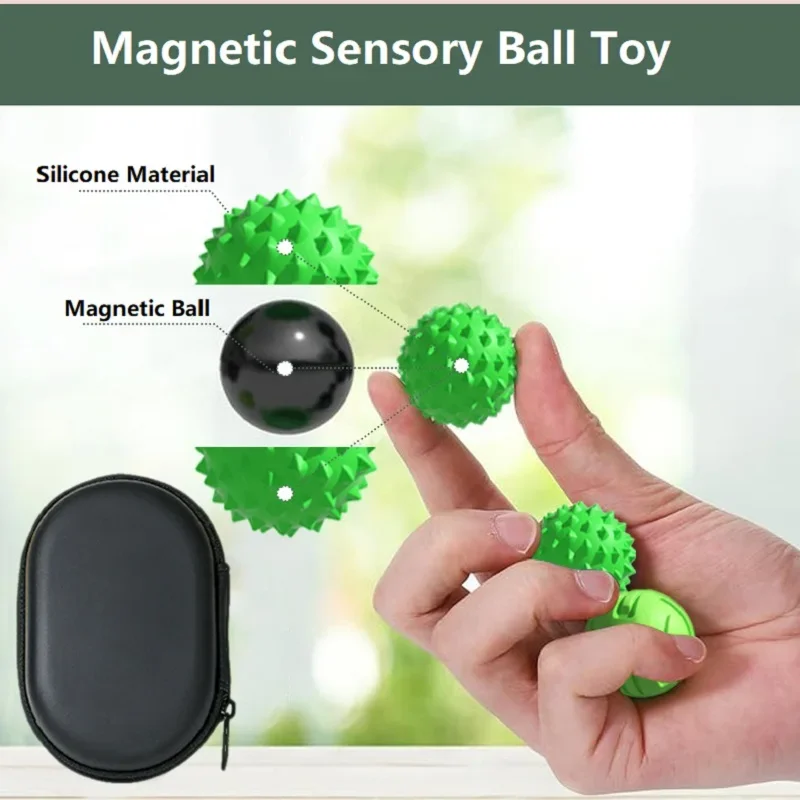 Bolas antiestrés de silicona con textura sensorial para mano - imagen 2