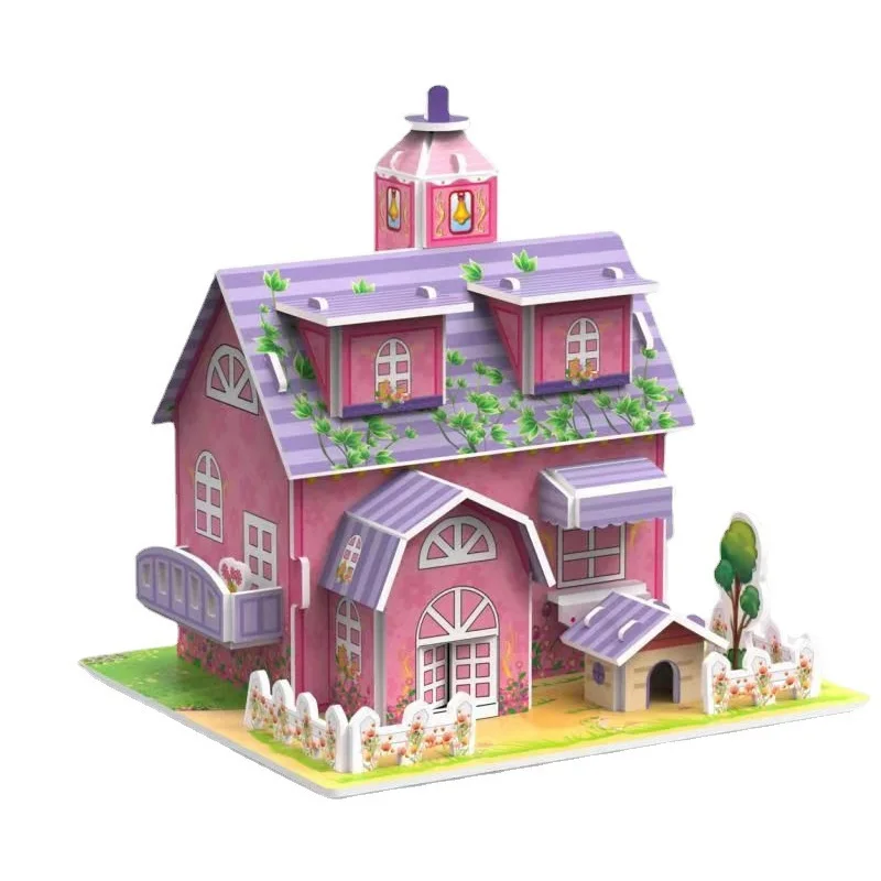 Decoración de escritorio villa 3D