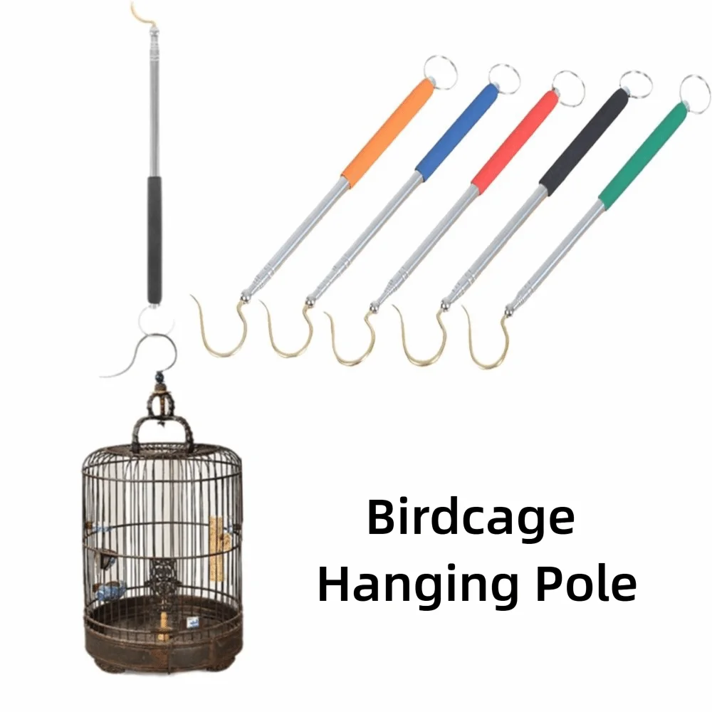 Barra colgante para jaula de pájaros en acero inoxidable - imagen 5