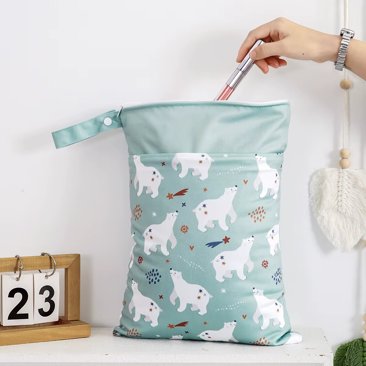 HappyFlute bolsa de viaje para pañales lavables con gran capacidad - imagen 4