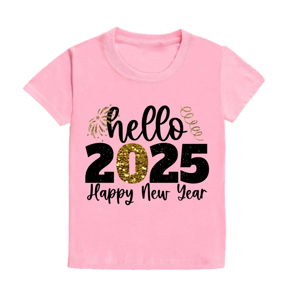 Camiseta Año Nuevo 2025 para niños - Manga corta transpirable - imagen 5