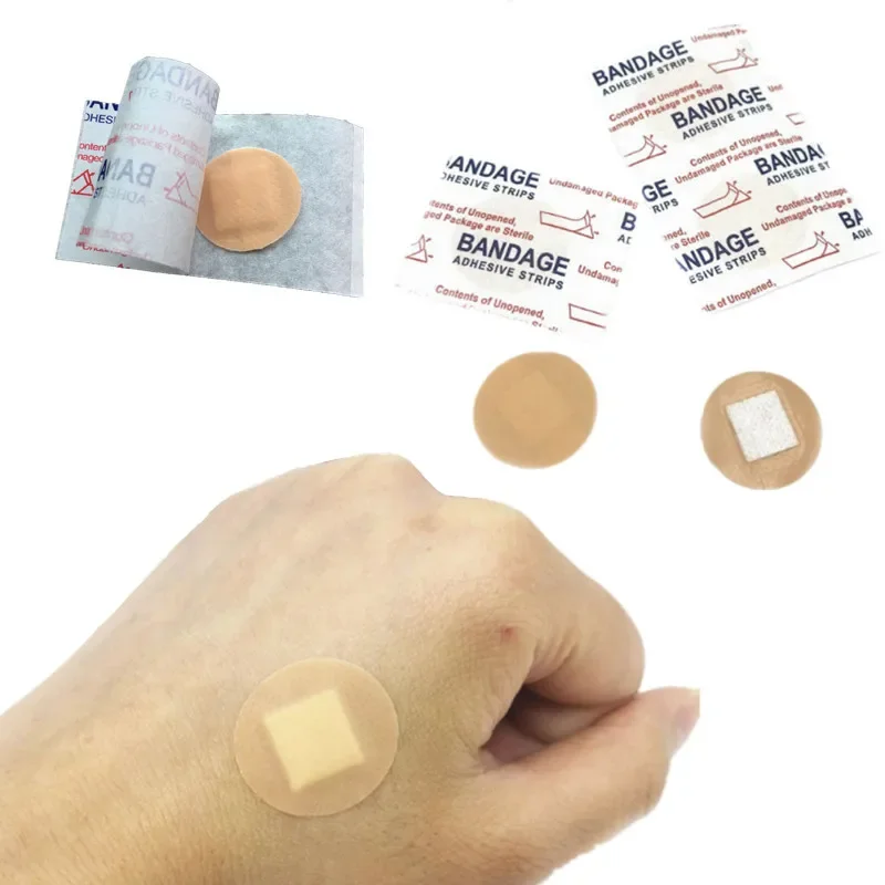 Tiritas infantiles adhesivas y transpirables para heridas de vacunación