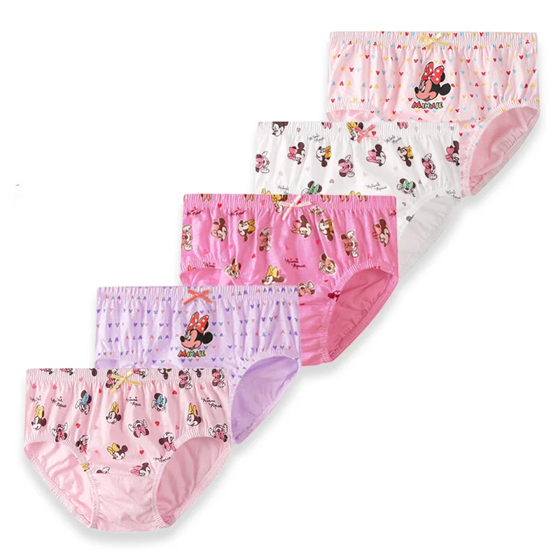 Bragas de Minnie triangulares de algodón para niñas pequeñas - imagen 2