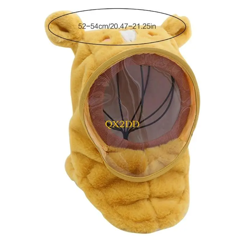Vista trasera del gorro mostrando cómo cubre la nuca