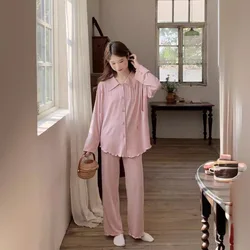 Pijama de lactancia manga larga para embarazo y posparto